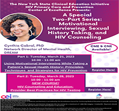 Part 1: Using Motivational Interviewing While Taking a Patient’s Sexual Health History: Principles, Techniques, and Strategies for HIV Prevention